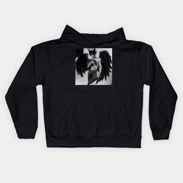 all the good boy go the hell Kids Hoodie by ashton scherrman